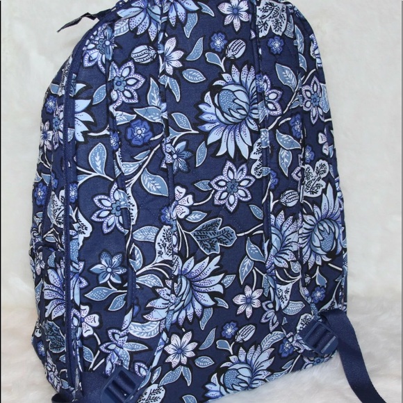 Vera Bradley Bags Vera Bradley Essential Large Backpack Blue Tropics